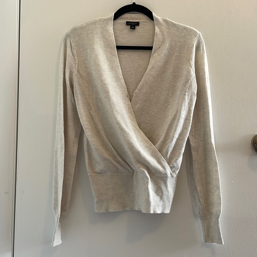 Anne Taylor Wrap Sweater